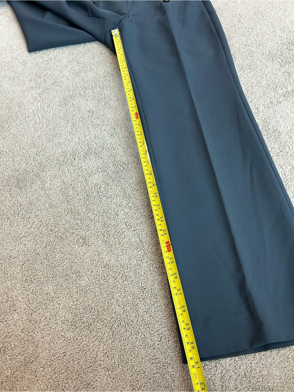 Banana Republic slate blue military pants button detail Sz 8 - Picture 6 of 11